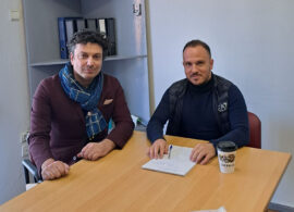 Δράμα: Επίσκεψη του διακεκριμένου πανεπιστημιακού Βασίλειου Σύρου στην Ομοσπονδία Επαγγελματιών Βιοτεχνών