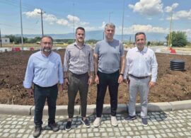 Δράμα: Την πρόοδο των εργασιών στον κυκλικό κόμβο της Βιομηχανικής Περιοχής επιθεώρησε ο Περιφερειάρχης Χριστόδουλος Τοψίδης