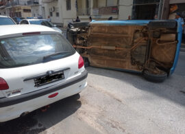 Δράμα: Τροχαίο ατύχημα στην διασταύρωση της γέφυρας Αντιγόνου – Ευτυχώς χωρίς θύματα