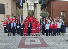 Δράμα: Τιμήθηκαν οι νέοι εθελοντές του Ελληνικού Ερυθρού Σταυρού